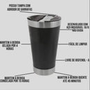 473ml Heat Cup Drink Iced or Hot with Lid and Opener