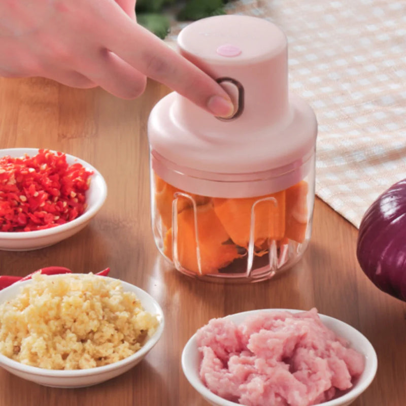 Mini Processador e Triturador de Alimentos