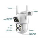 Câmera Externa Ip Prova D'água Infravermelho Externa Wifi Hd