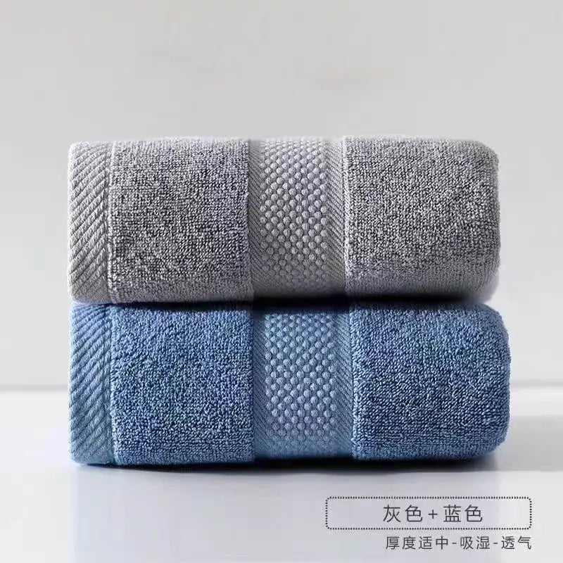 Toalha de algodão puro com bolinhas de pérola 109g, macia e agradável à pele, adequada para homens e mulheres para lavar o rosto e tomar banho, grande