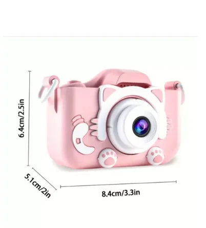 Máquina Fotográfica Infantil Digital Vídeos Hd Fotos Jogos Cor