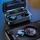 Fone de Ouvido m30 Bluetooth 5.0 Display LCD Sem Fio – Cor Preto