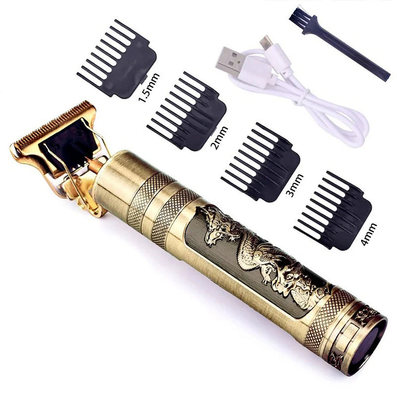 Máquina de Barbear e Cortar Cabelo Profissional Dragão (Plastico)